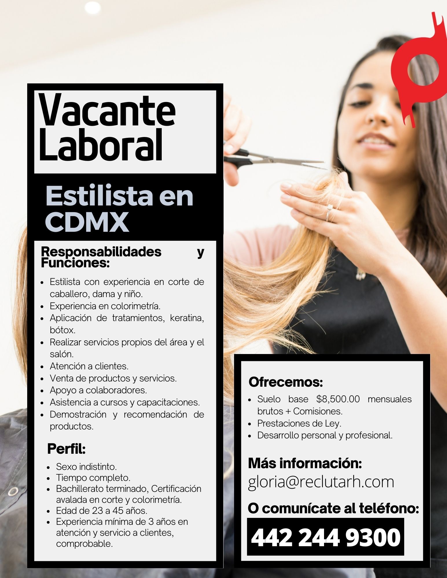 Estilista en CDMX